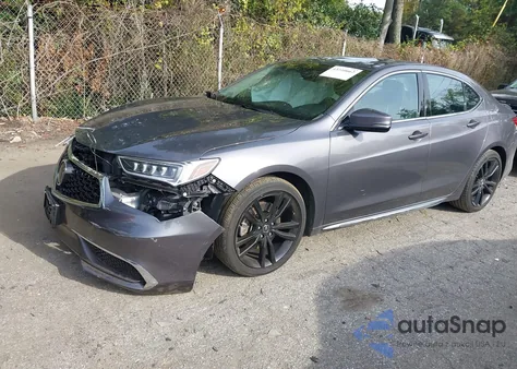 2019 Acura Tlx Tech Pkg из США, поврежденный, VIN 19UUB3F4XKA001873